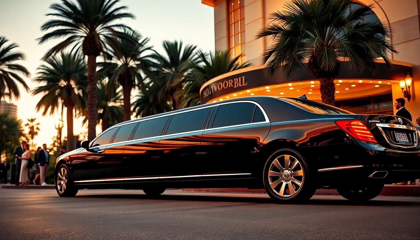 Hollywood Town Car and Limousine offering premium luxury transport in Los Angeles.