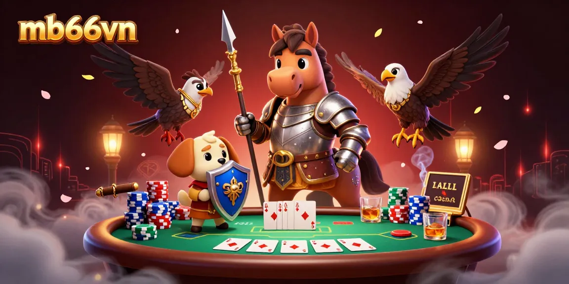 Engage in thrilling games at mb66vn, featuring vibrant poker tables and dynamic action.