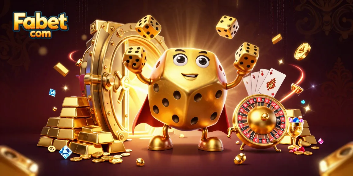 Play with luck at Fabet com amid sparkling treasures and vibrant casino elements
