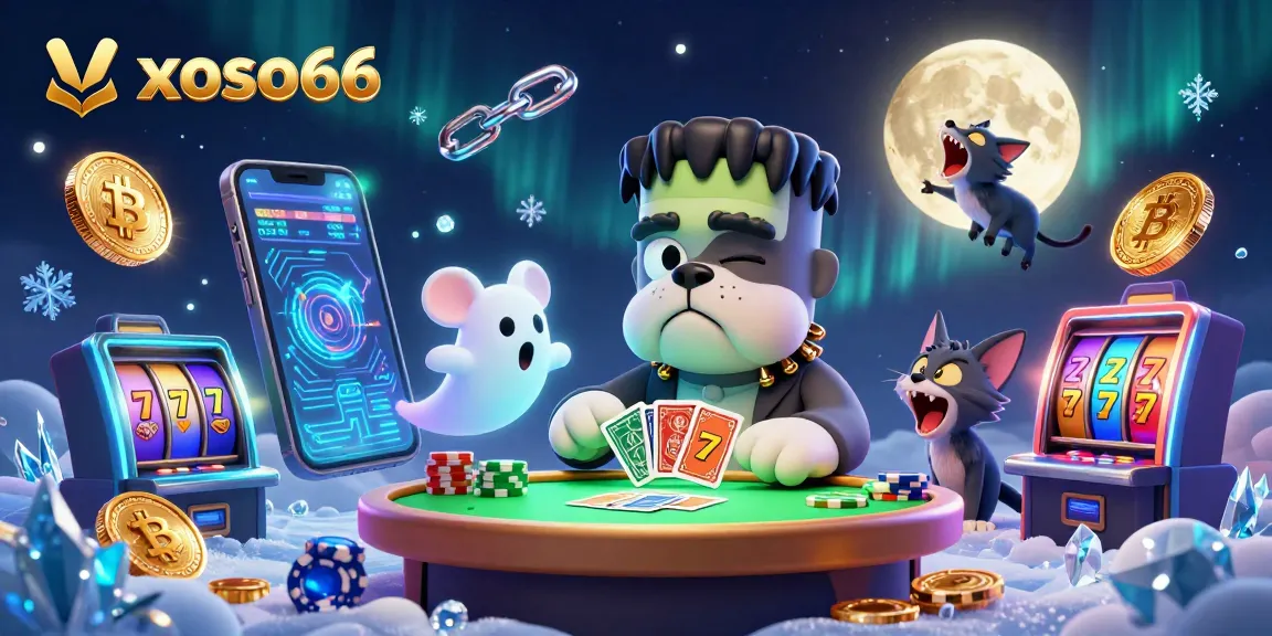Engage with xoso66 by exploring the vibrant 3D casino scene featuring unique characters and dynamic gambling elements.