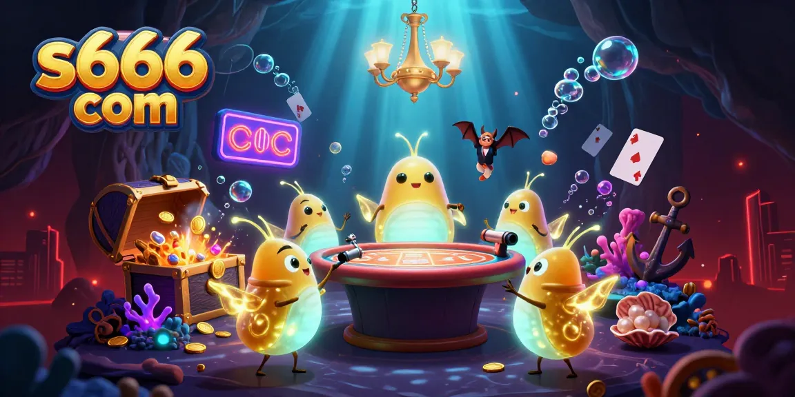Experience thrilling gaming at s666 com with our vibrant casino illustration showcasing fun characters.